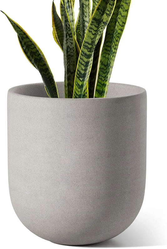 Porcelain Plant Pot With Drainage Hole And Rubber Plug