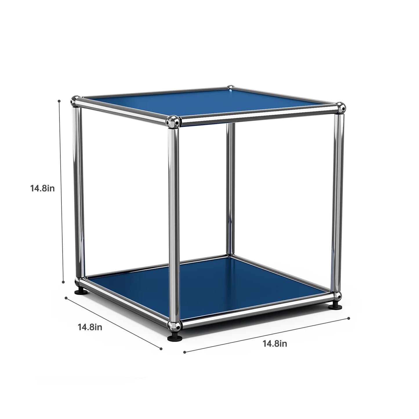 Storage Cabinet Storage Shelf Stainless Steel Metal Board Living Room Cabinet Sideboard Cabinet Modular Furniture-No Keys