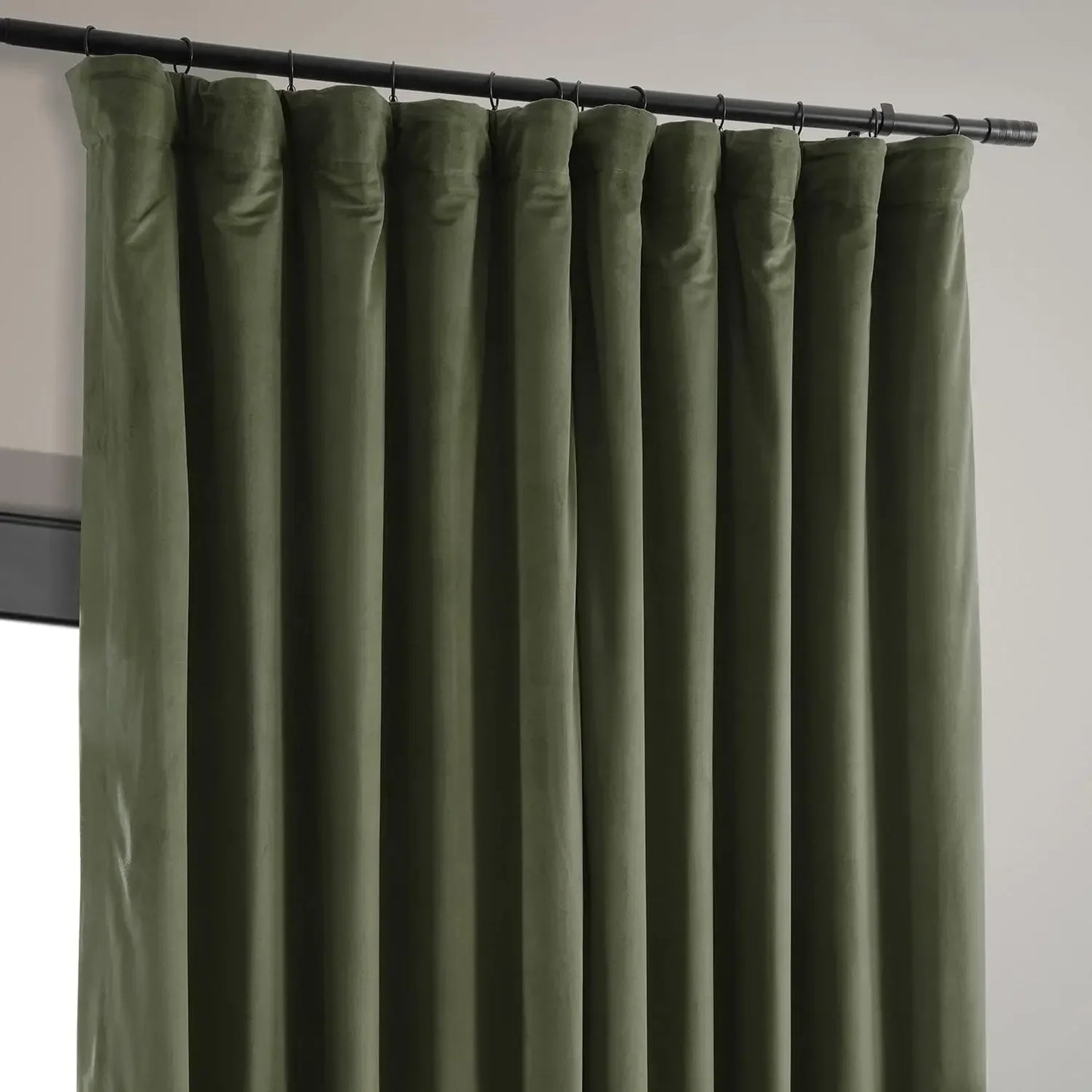 XMSJ Velvet Thermal Blackout Curtains For Living Room