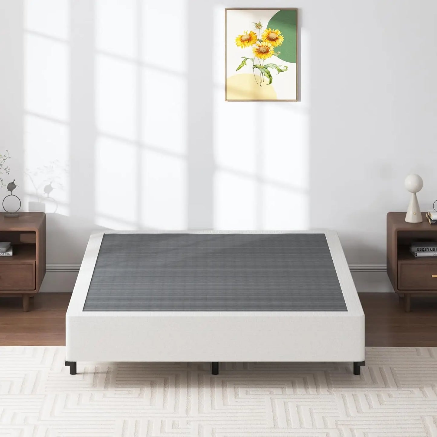 Aplus Box Spring Mattress Foundation With Metal Frame