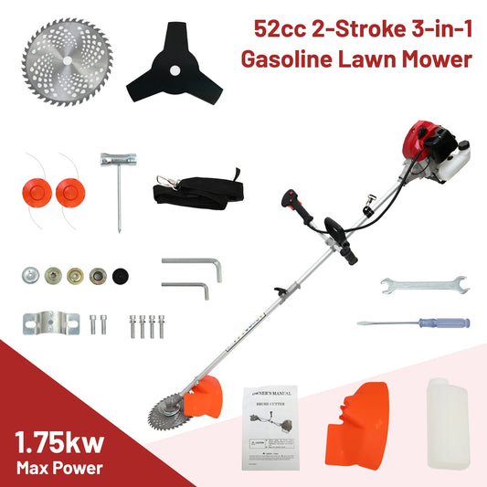 Gas Powered 52cc 4 In 1 Multifunction Weed Wacker Heads