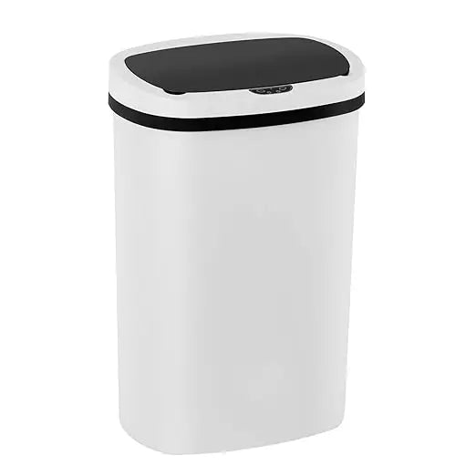 13 gallon kitchen trash can with lid automatic trash can, kitchen bedroom bathroom office waterproof trash can