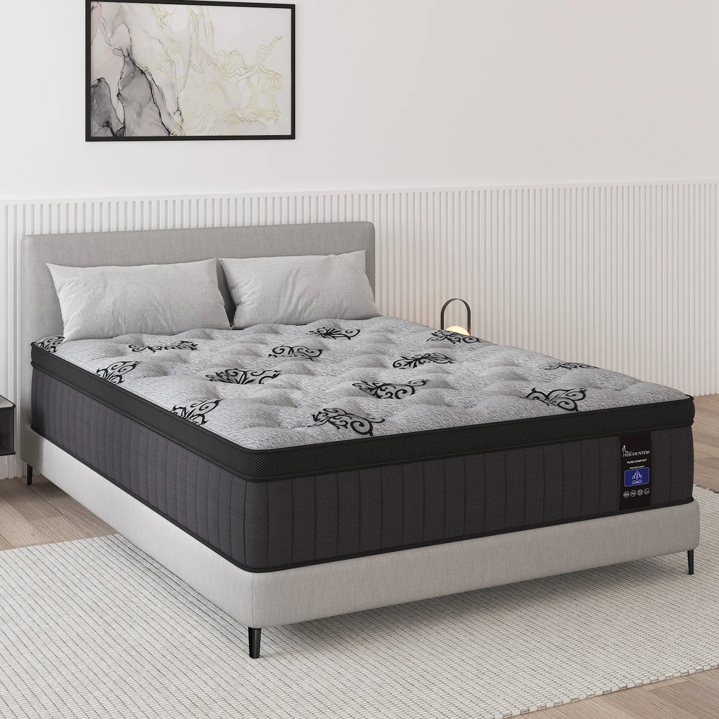 SweetloveCN Hybrid Memory Foam Pocket Spring Mattress Medium Firm
