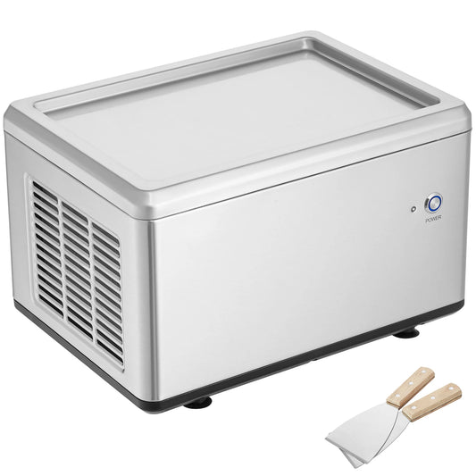 SucceBuy Fried Ice Cream Roll Machine Stainless Steel