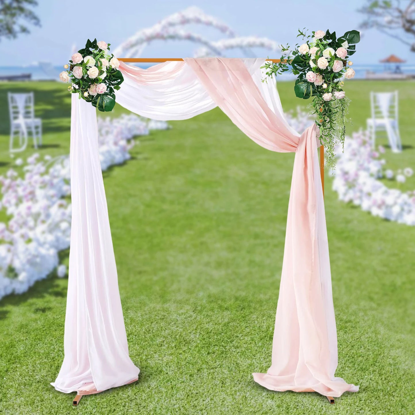 Metal Backdrop Stand For Wedding Arches And Balloon Arch Frame