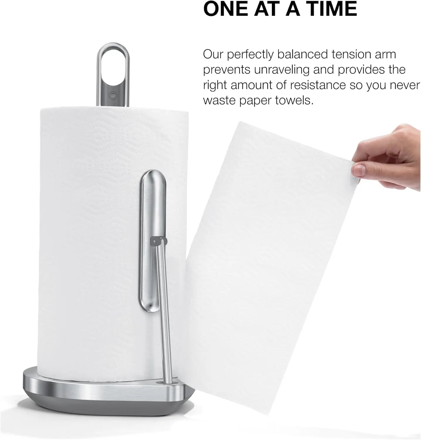 Stainless Steel Standing Paper Towel Holder With Integrated Spray Pump