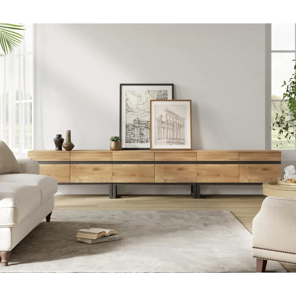 DAFIFY Modern TV Stand 3 In 1 Entertainment Center Storage