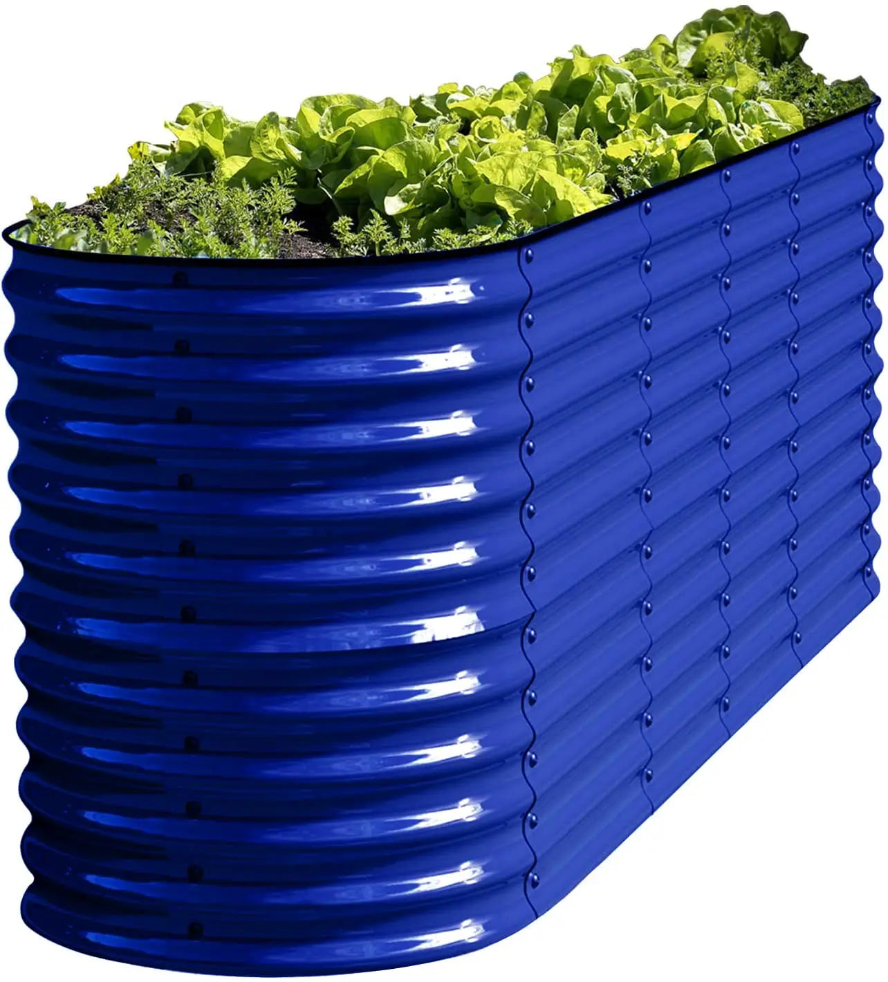 Galvanized Metal Raised Garden Bed 12-In-1 Modular Kit