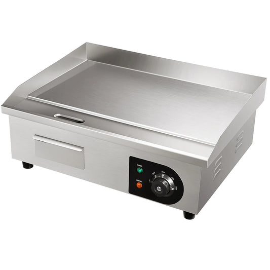 SucceBuy Commercial Electric Grill Teppanyaki Griddle With Temperature Control