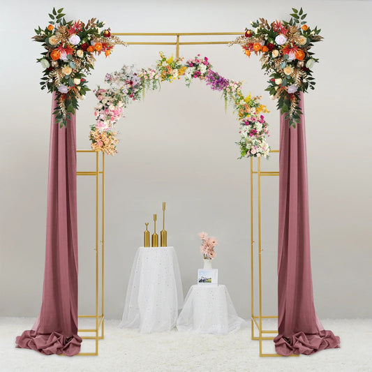 Metal Wedding Arch For Ceremony Balloon Frame Garden Decor