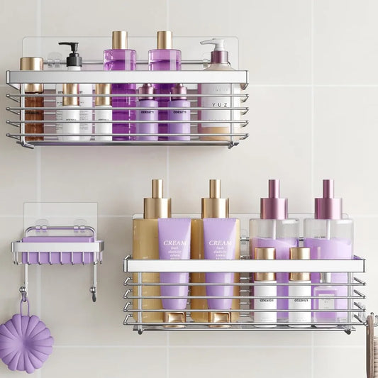 Hign-concerned Stainless Steel Shower Caddy Wall Mounted