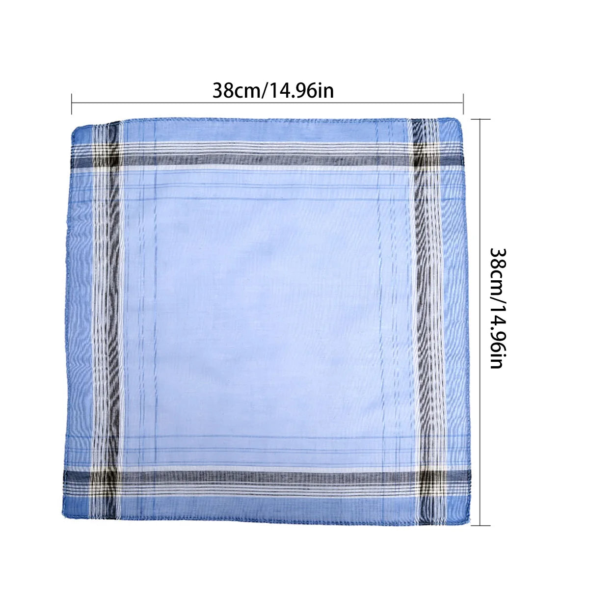 Willstar Men's Multicolor Plaid Pocket Square Hankies for Grooms