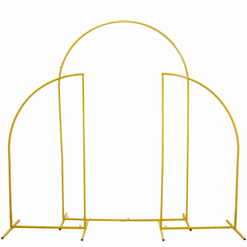 ChangYiMei Metal Wedding Garden Arch Backdrop Stand Balloon Arch