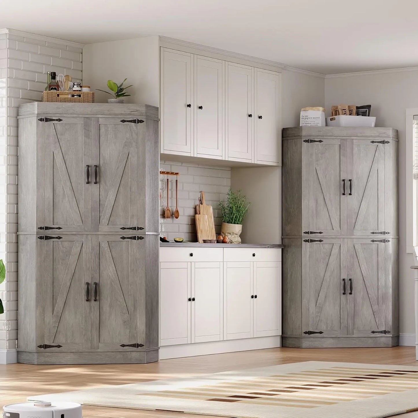 Kitchen Pantry Storage Cabinet With Doors Kitchen Hutch