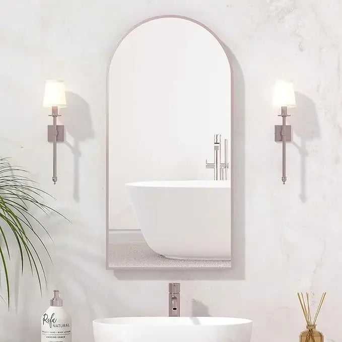 ANGDUO Arched Medicine Cabinet With Mirror For Bathroom