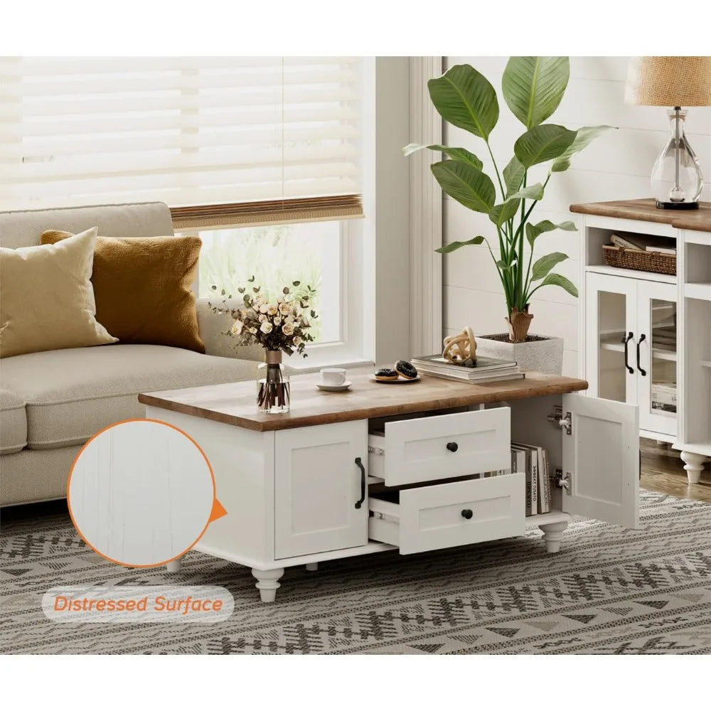 DAFIFY Storage Coffee Tables Living Room Modern Center Table