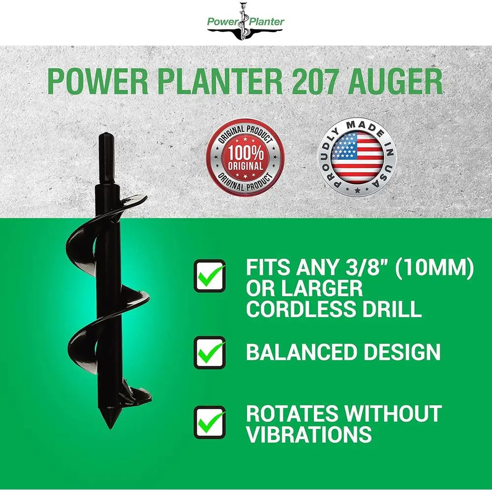Lower Planting Auger And Grass Plug Tool For Soil Garden