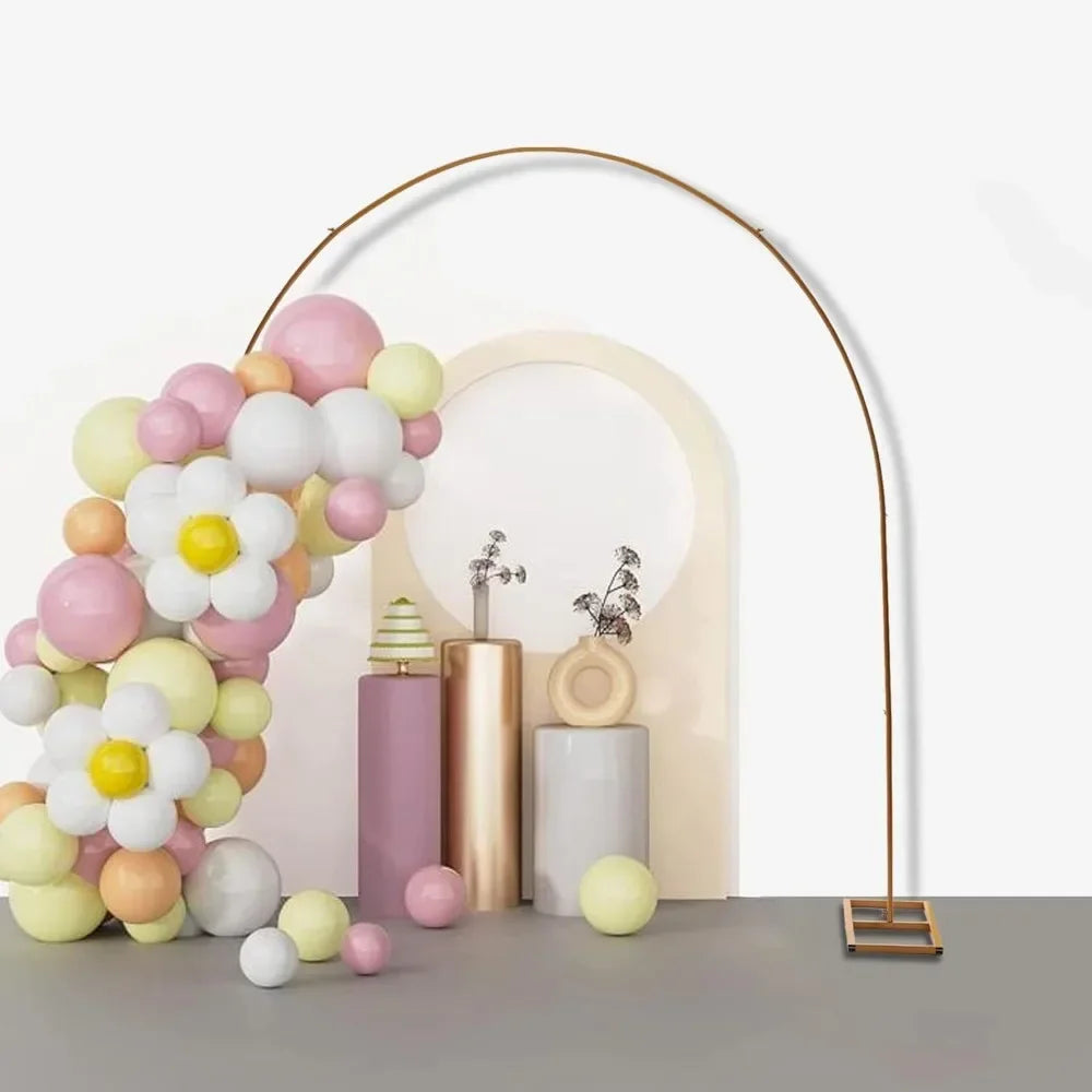 NONECN Metal Wedding Arch Backdrop Balloon Stand Decor