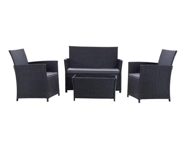 Hign-concerned Patio Furniture Set with Cushions Chairs Sofa Tea Table
