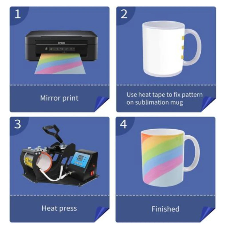 Big Boss Home and Garden Sublimation Mugs Set Classic Blank