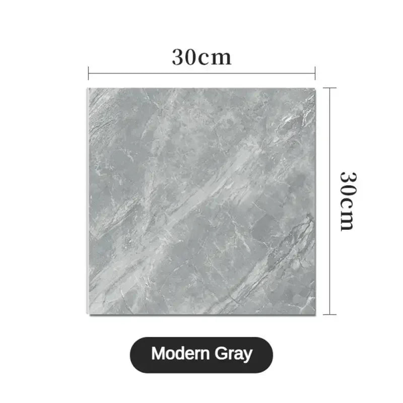 Censor Simulated Thick Marble Tile Floor Sticker PVC Waterproof