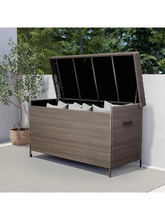 170 Gallon Deck  Box Deck  Outdoor   Indoor Wicker   Bin Patio Storage  for Patio Furni