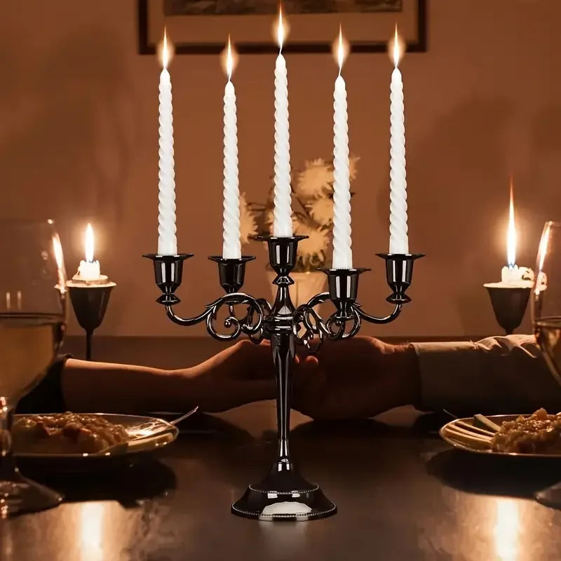Hign Concerned 5 Arm Candle Holder Candelabra For Tapers
