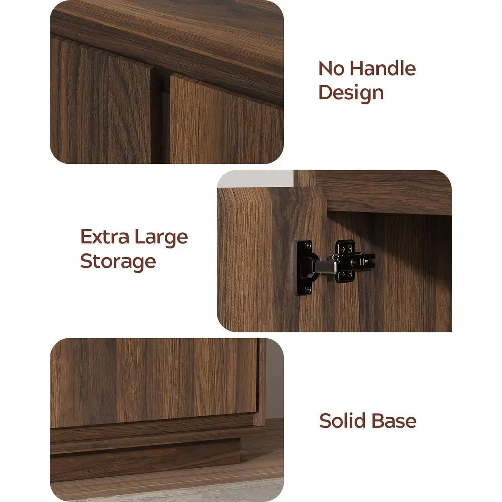 Sideboard Buffet Cabinet With Storage And Adjustable Shelves