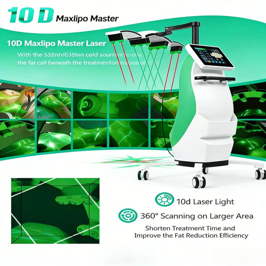 GIOIO 10D Laser Fat Reduction Machine For Body Shaping