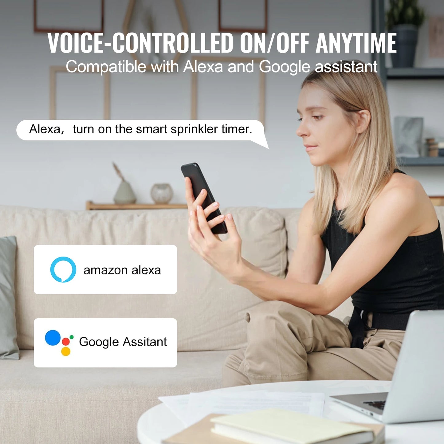 WiFi Sprinkler Timer For Hose Faucet With App Control