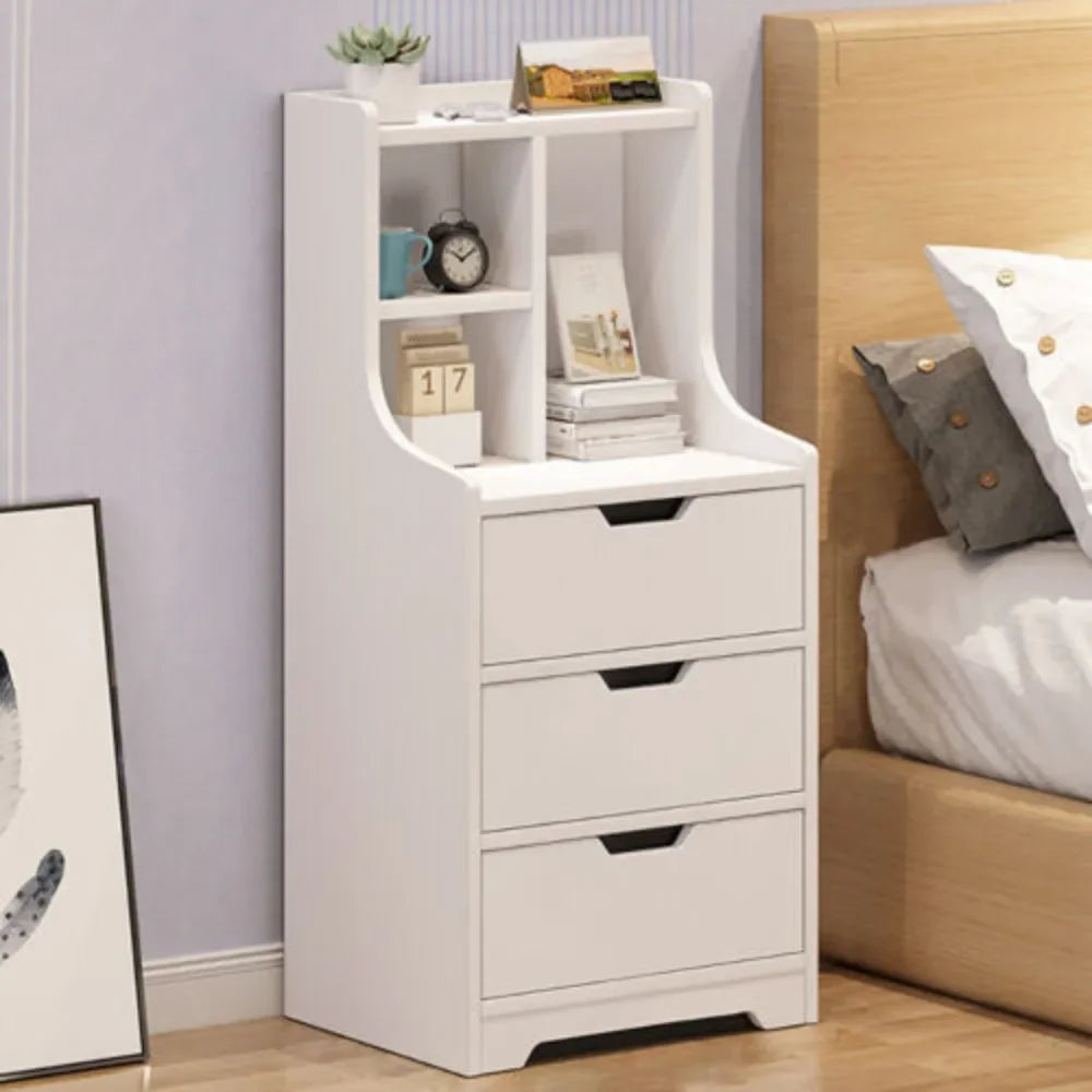 Bymaocar 3 Drawer Nightstand Modern Bedside Table
