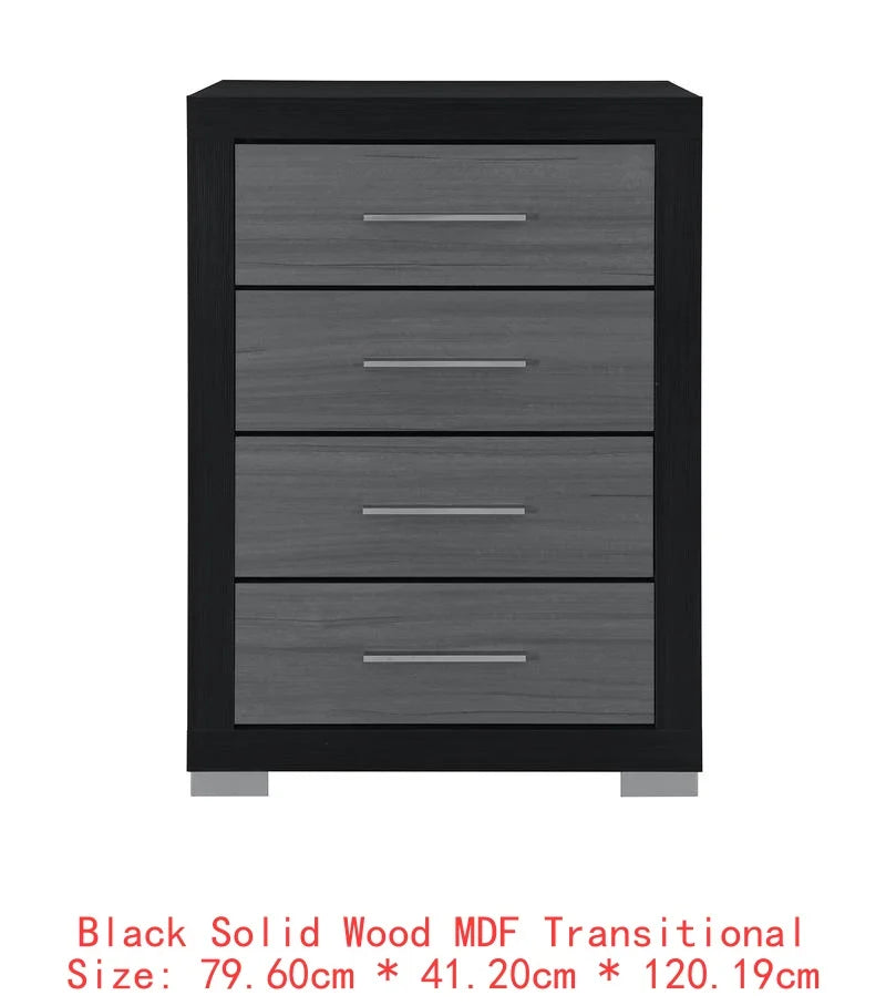 Messa 5PC Natur Bedroom Set for Modern Home Decor Styles