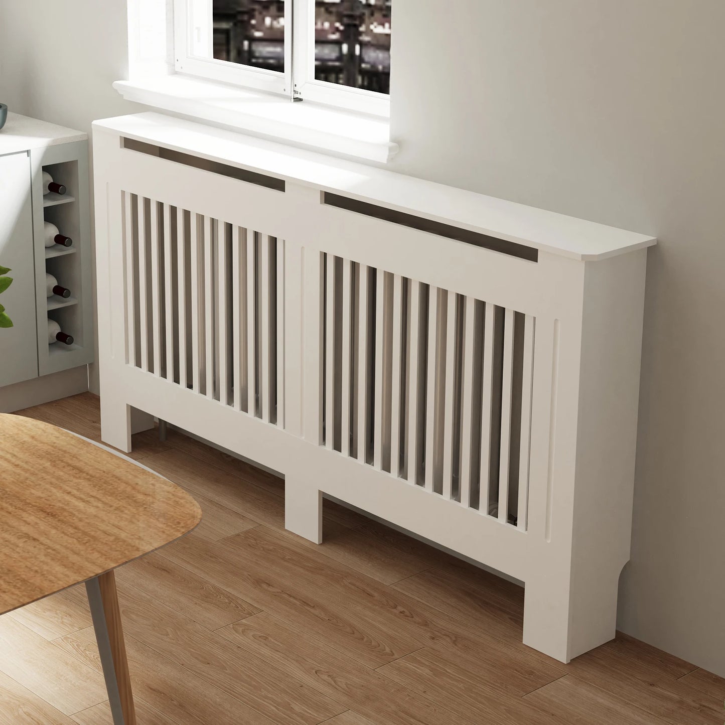 General Radiator Cover Modern MDF Cabinet With Grill Shelf