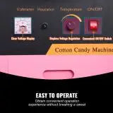 SucceBuy Electric Cotton Candy Machine Stainless Steel Bowl Floss Maker