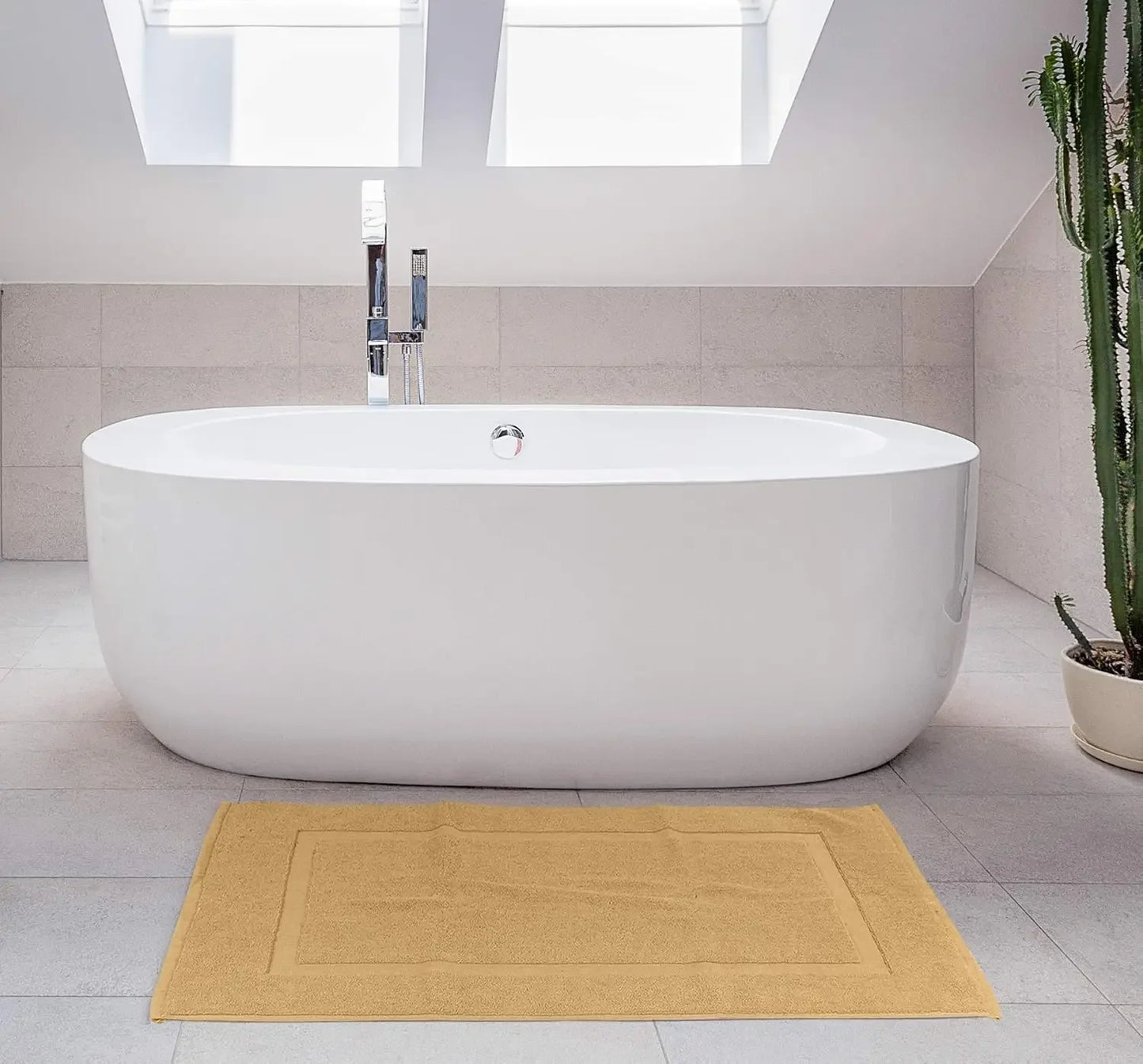 XMSJ Cotton Banded Rug Mats Highly Absorbent And Machine Washable