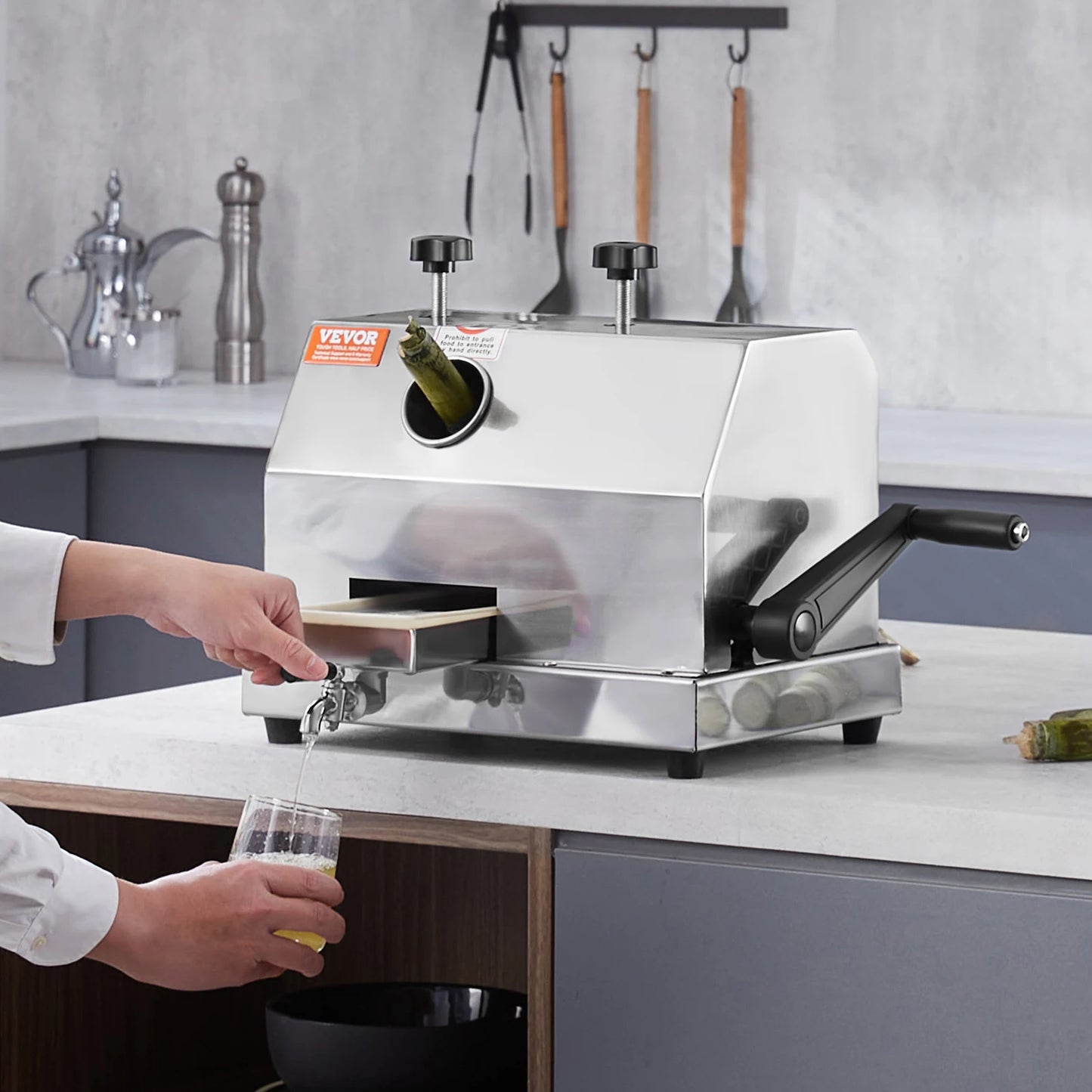 VEVOR Sugar Cane Juicer High Output 110 Lbs Per Hour