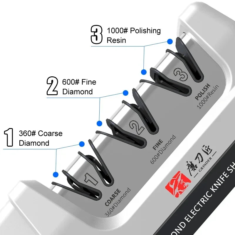 Grinder TAIDEA Diamond Knife Sharpener With 360 600 1000 Grit