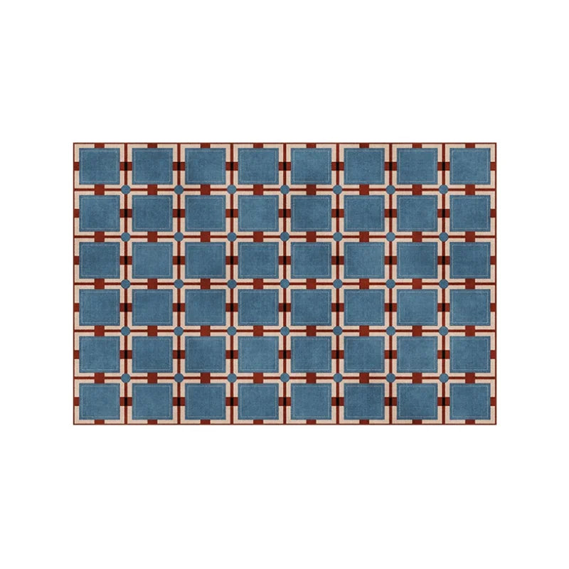 Modern Simple Carpets for Living Room Fluffy Soft  Bedroom Decor Plaid Carpet American Retro Lounge Rug Thickened Washable Mat