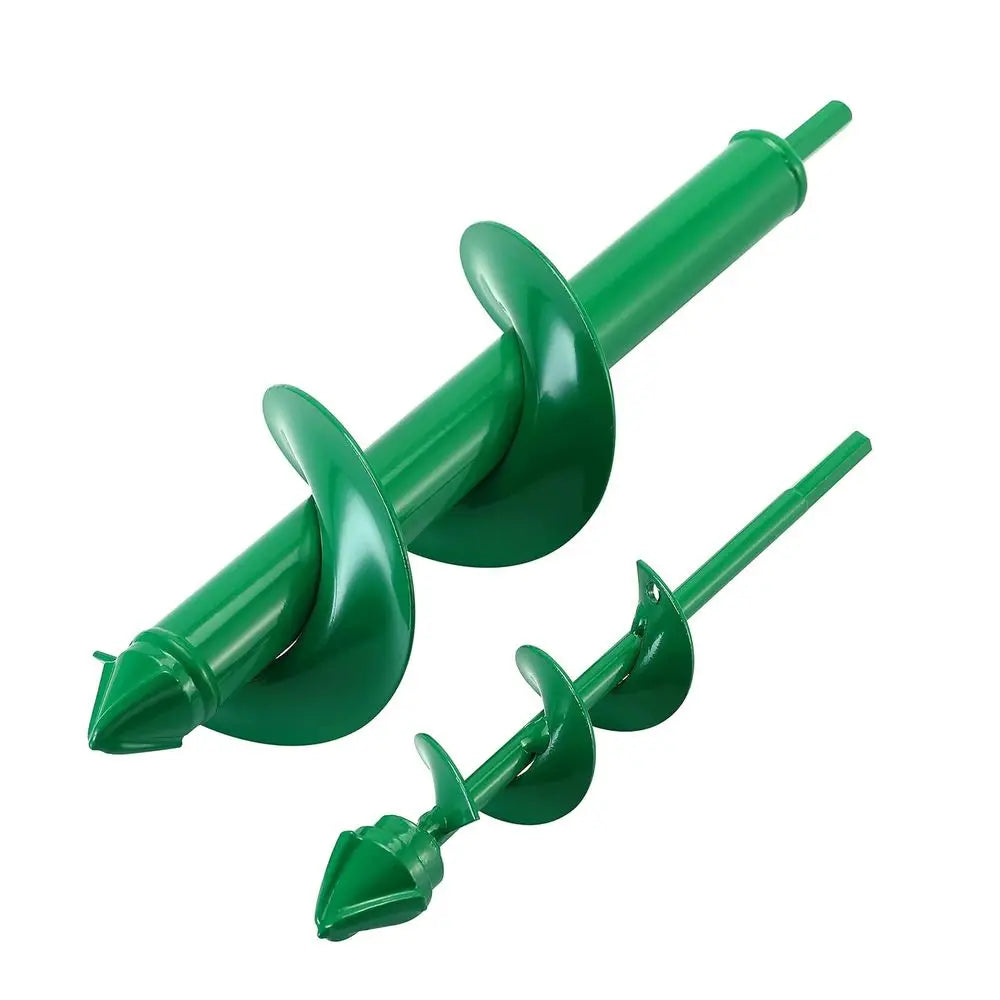 Garden Auger Drill Bit Set 2 Pack Bulb Planter Tool