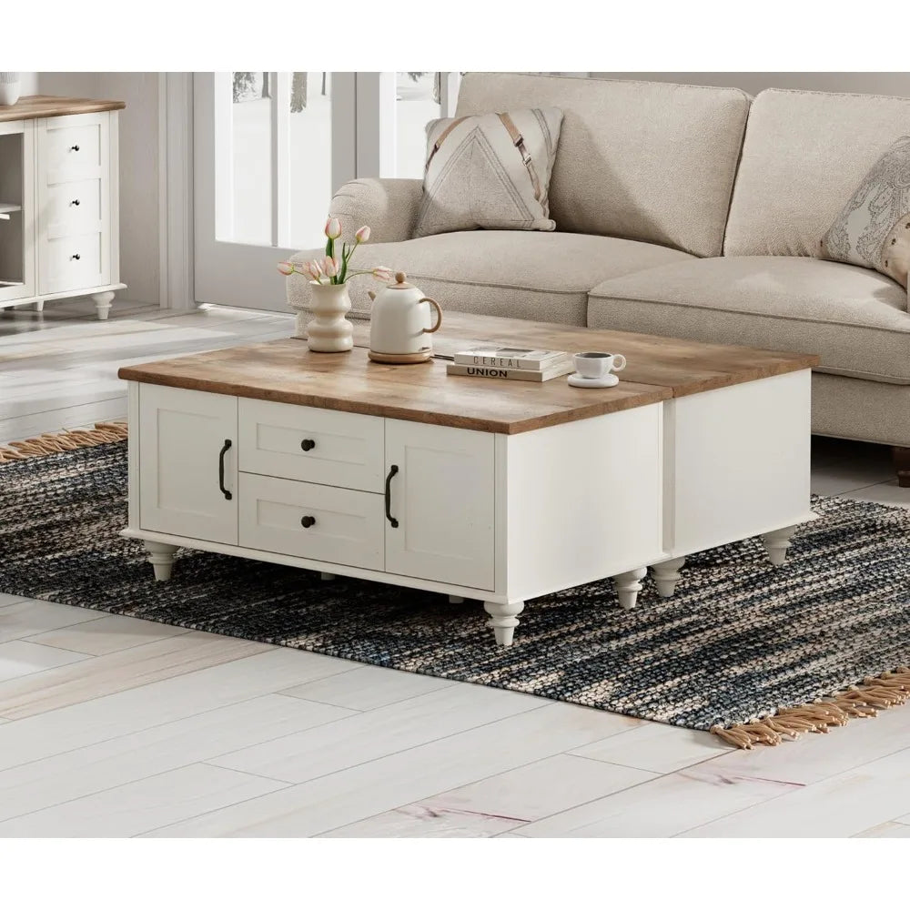 DAFIFY Storage Coffee Tables Living Room Modern Center Table