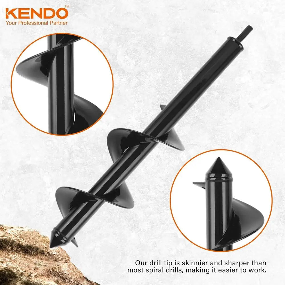 High Efficiency Spiral Drill Bit Set of 4 for Garden