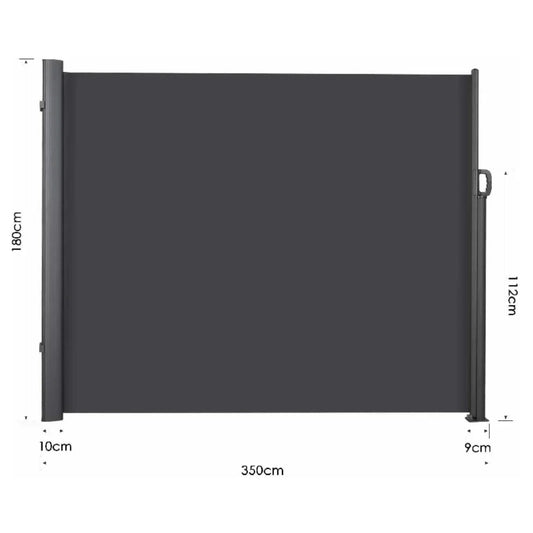 Frame Retractable Side Awning UV 50 Plus Aluminum Rustproof