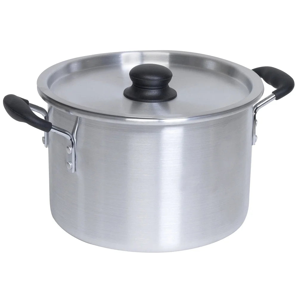 XMSJ Aluminum Stock Pot With Cool Touch Handles For Stews