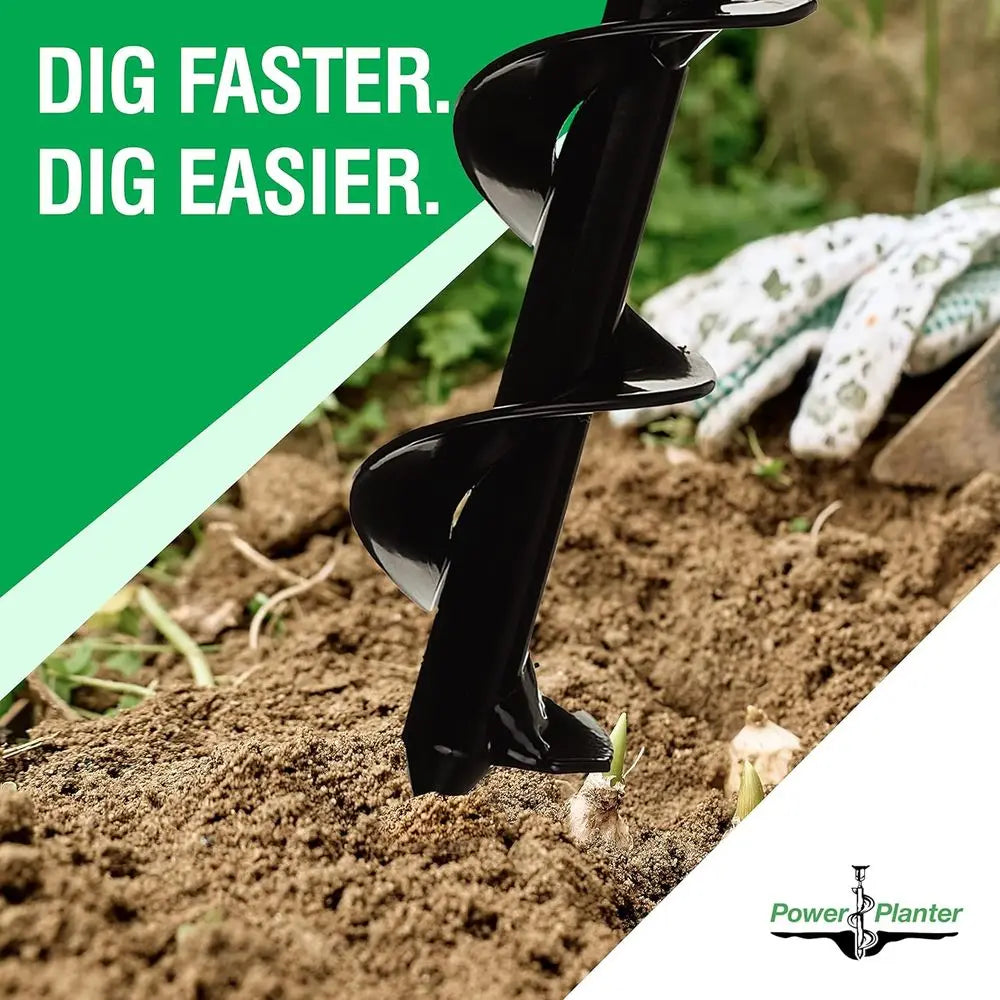 Lower Planting Auger And Grass Plug Tool For Soil Garden