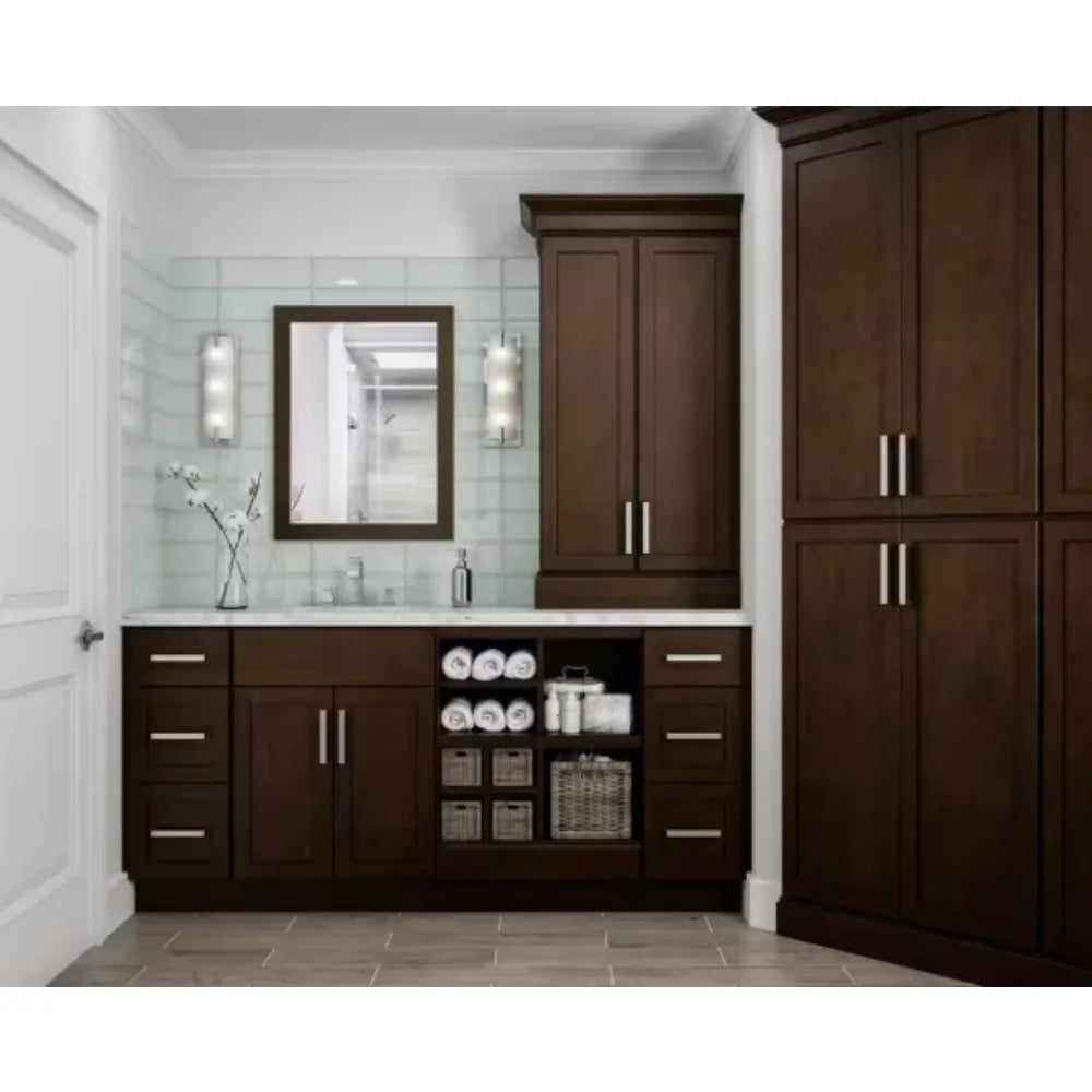Base Kitchen Cabinet With Ball-Bearing Drawer Glides Solid Wood