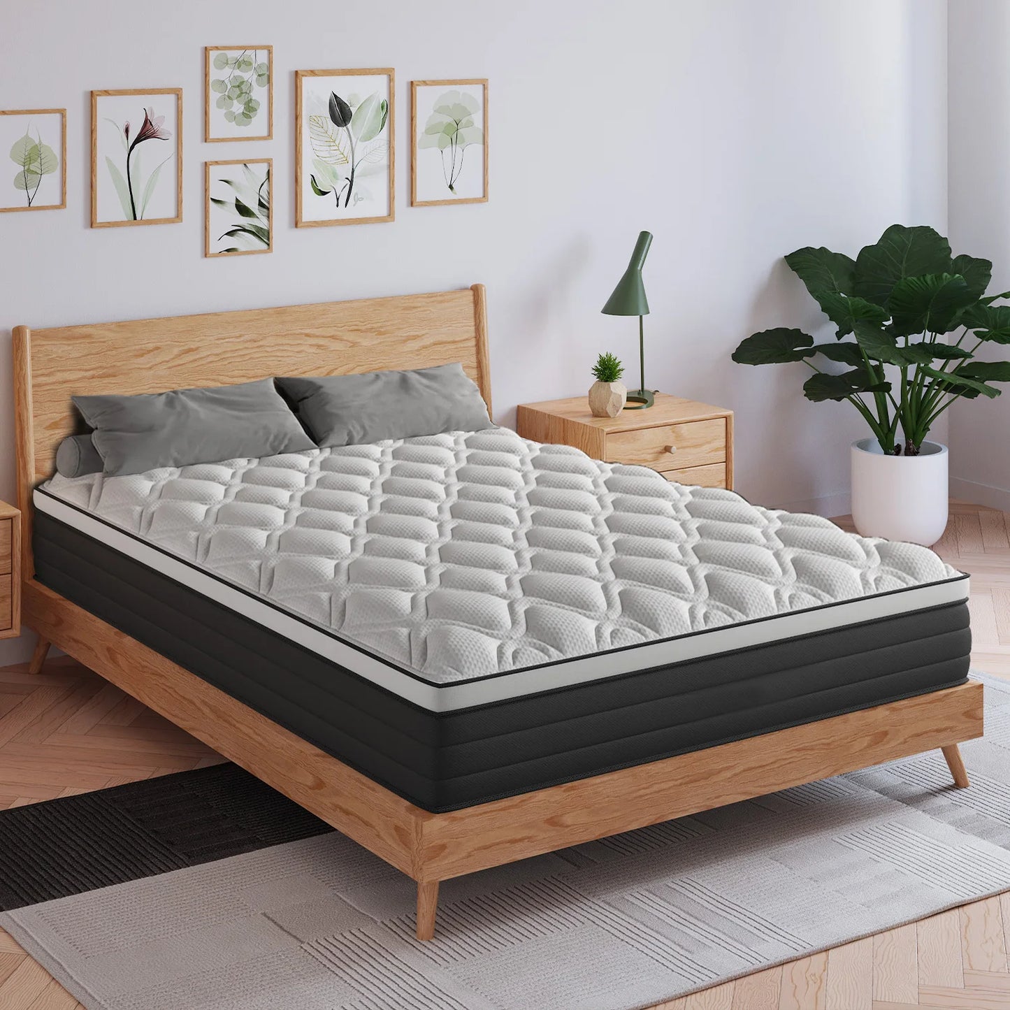 SweetloveCN Hybrid Memory Foam Mattress In A Box With Lumbar Support