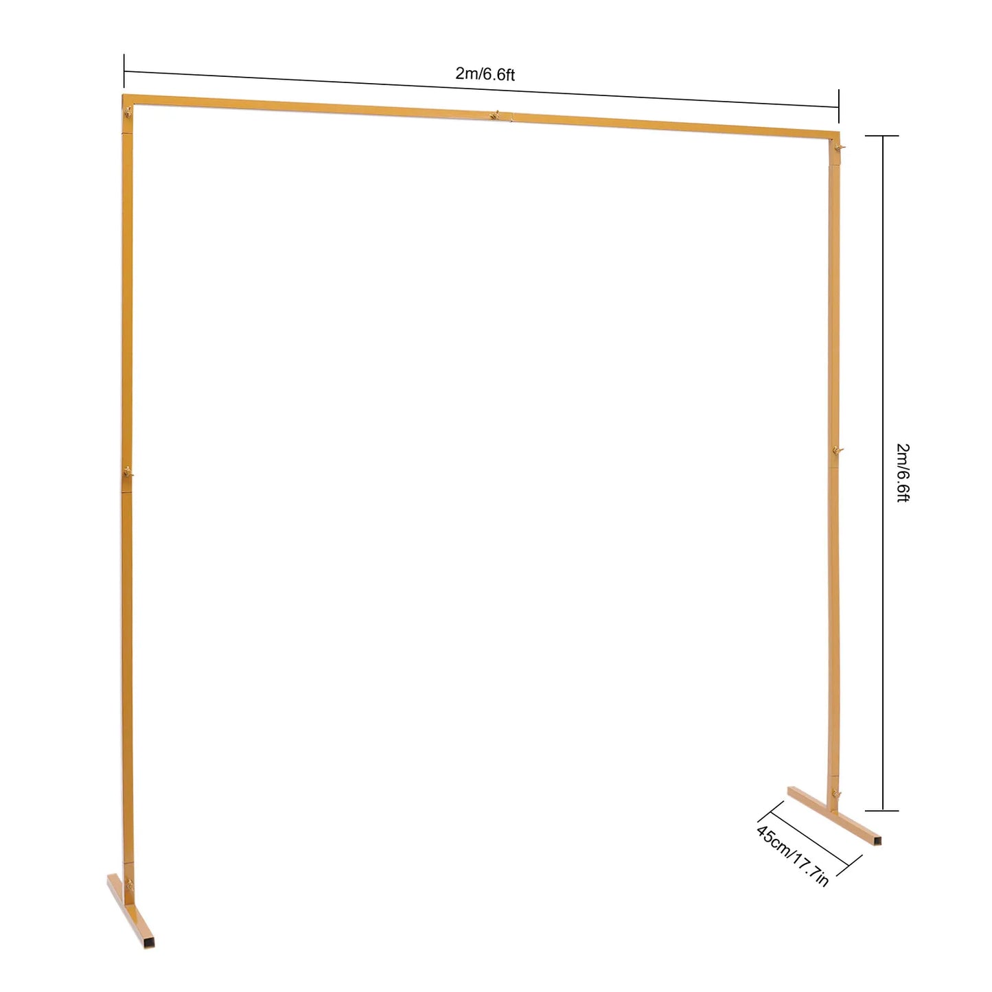 NONECN Wedding Arch Stand With Bases Easy Assembly Garden