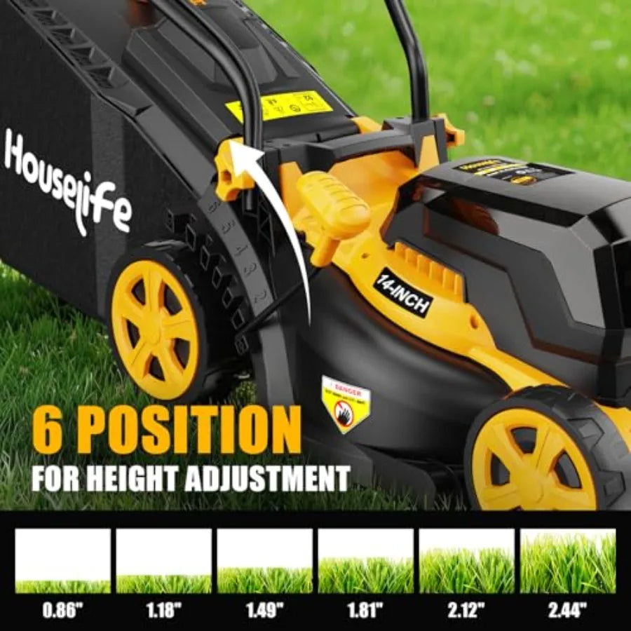 Cordless Lawn Mower Compatible With 20V MAX Battery