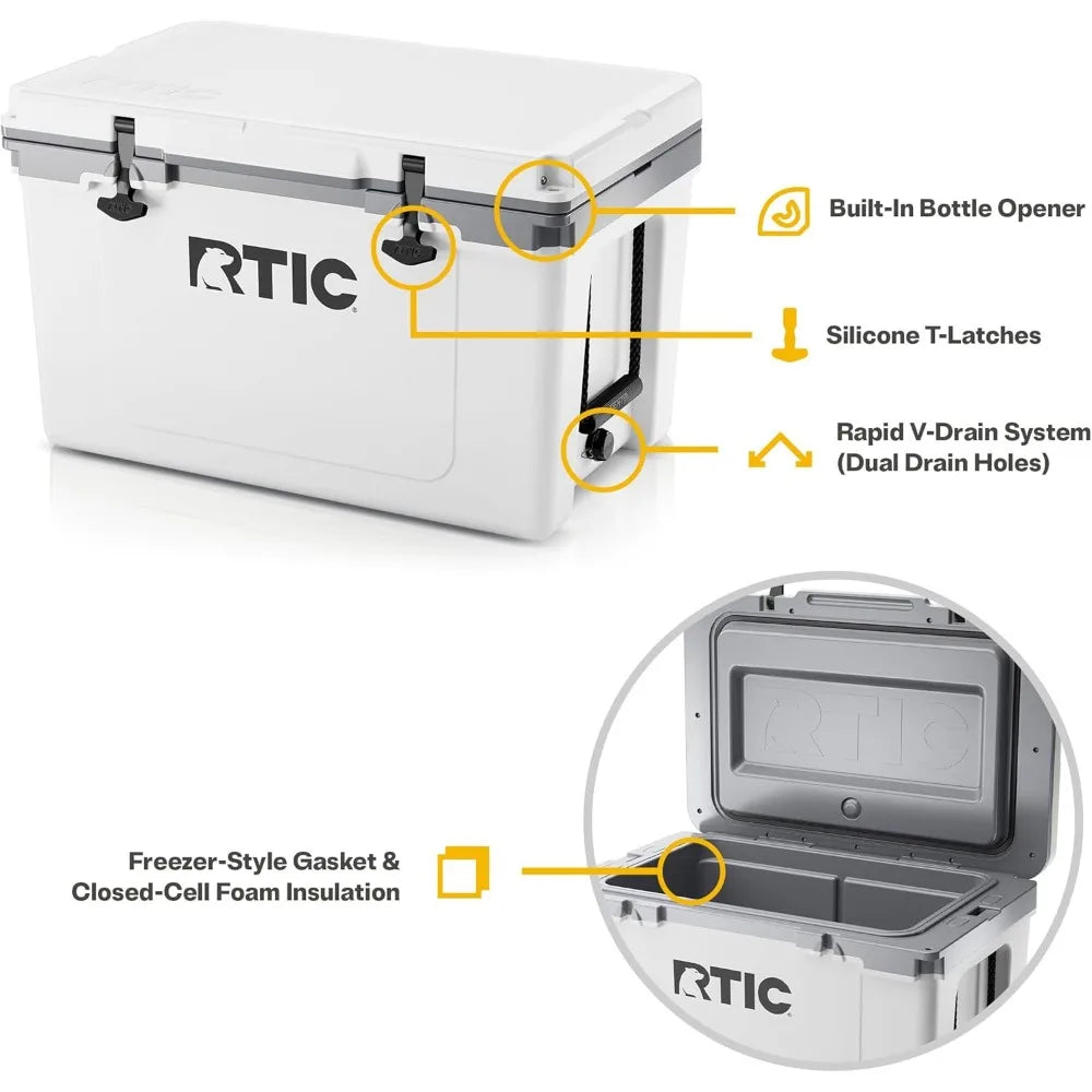 XMSJ Ultra Light Hard Cooler Insulated Ice Chest Portable