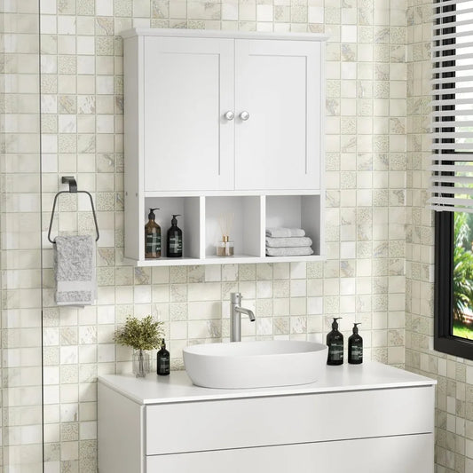 Bathroom Wall Cabinet Over Toilet With Adjustable Shelf